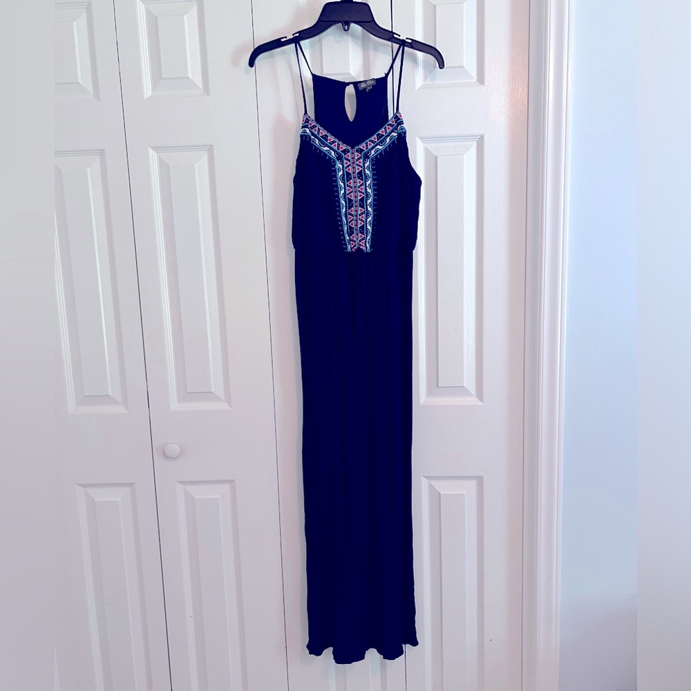 Lily Rose Maxi Dress - Navy - Size M